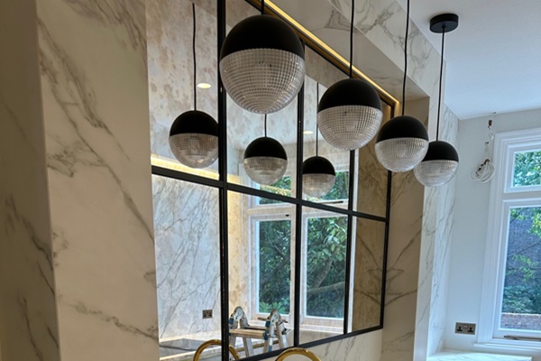 Ryka - Antique Silver Mirror Splashbacks